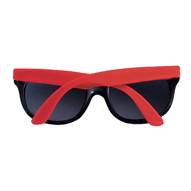 Black/Red color option for Flexible Rubber Sunglasses