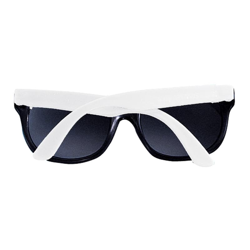 Black/White color option for Flexible Rubber Sunglasses
