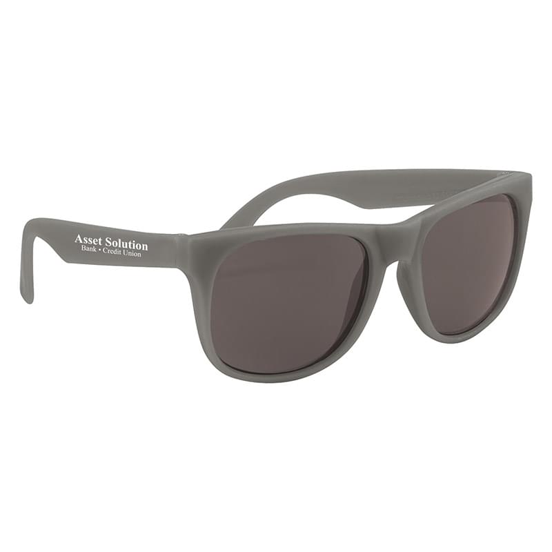 Gray/Gray color option for Flexible Rubber Sunglasses
