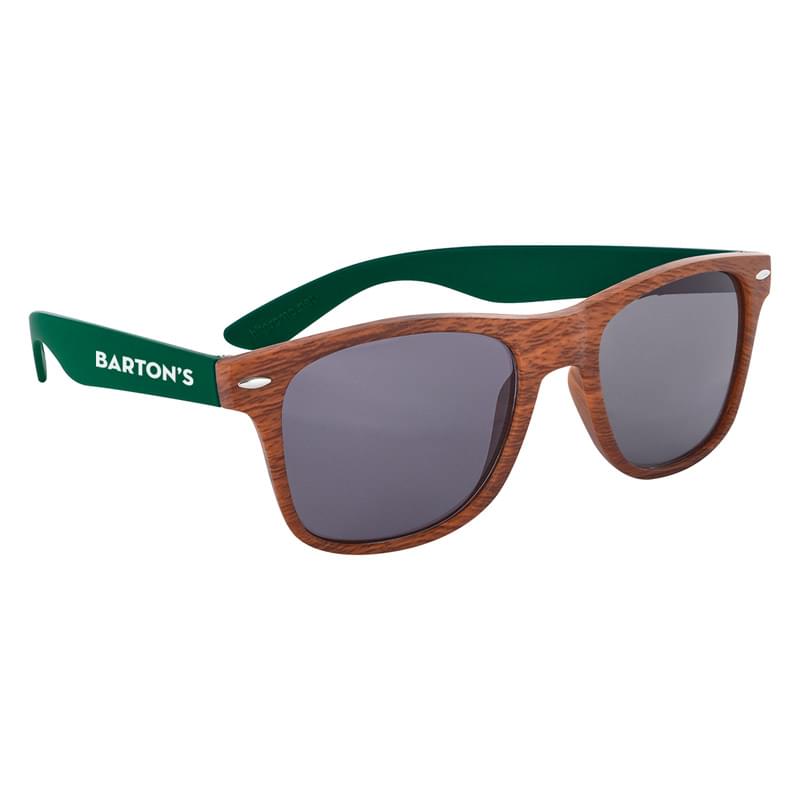 Wood Hunter Green color option for Customizable Protective Malibu Sunglasses