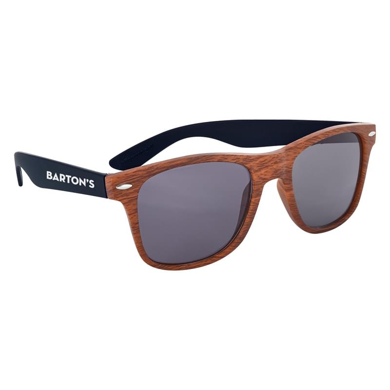 Wood Navy color option for Customizable Protective Malibu Sunglasses