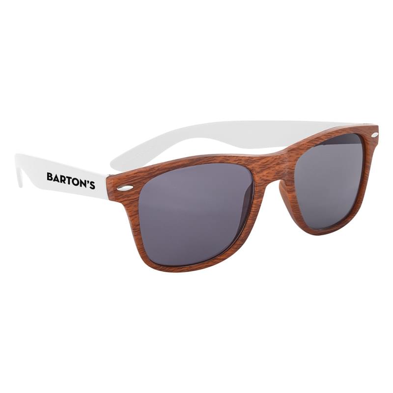 Wood White color option for Customizable Protective Malibu Sunglasses