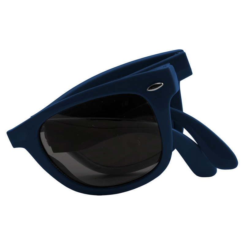 Navy Blue color option for Full Color Folding Miami Sunglasses