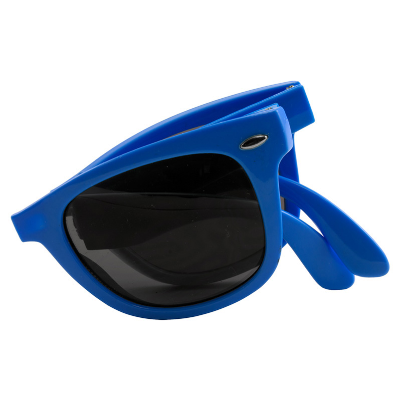 Royal Blue color option for Full Color Folding Miami Sunglasses