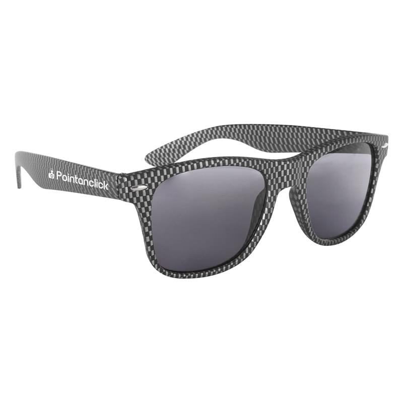 Gunmetal color option for Customizable Uv400 Fiber Malibu Sunglasses