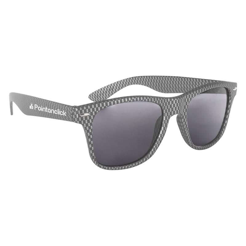 Silver color option for Customizable Uv400 Fiber Malibu Sunglasses