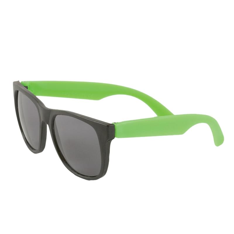 Neon Green color option for Bicolored Sunglasses