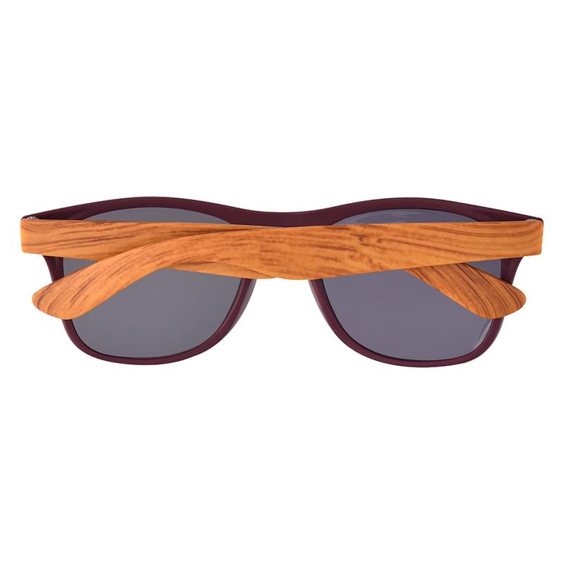 Maroon color option for Customizable Uv400 Surfrider Malibu Sunglasses