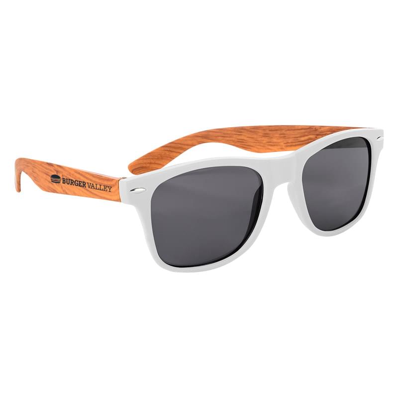 White color option for Customizable Uv400 Surfrider Malibu Sunglasses