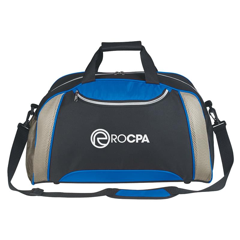 Royal Blue color option for Duffel Bag With Hook And Loop Closure