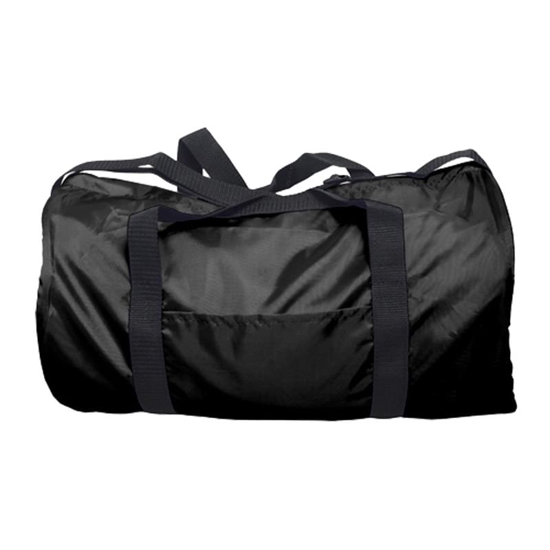 Black color option for Duffel Bag   Polyester Gym Barrel Bag