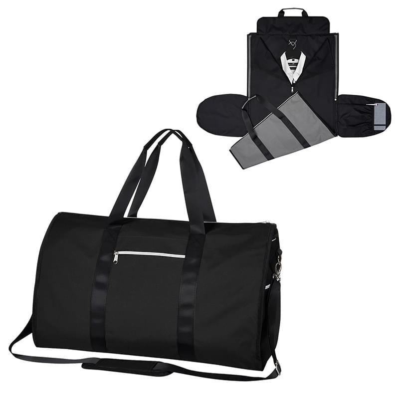 Black color option for Adventurer's Two In One Garment And Duffel Bag