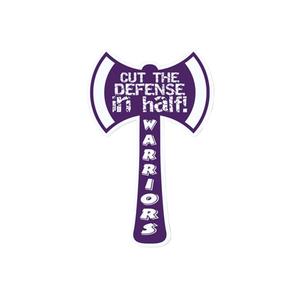 Photo of Corrugated Plastic Double Axe Shape Rally Sign