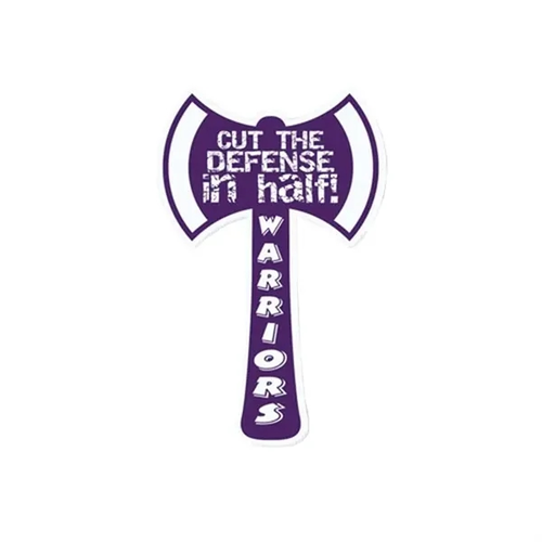 Photo of Corrugated Plastic Double Axe Shape Rally Sign