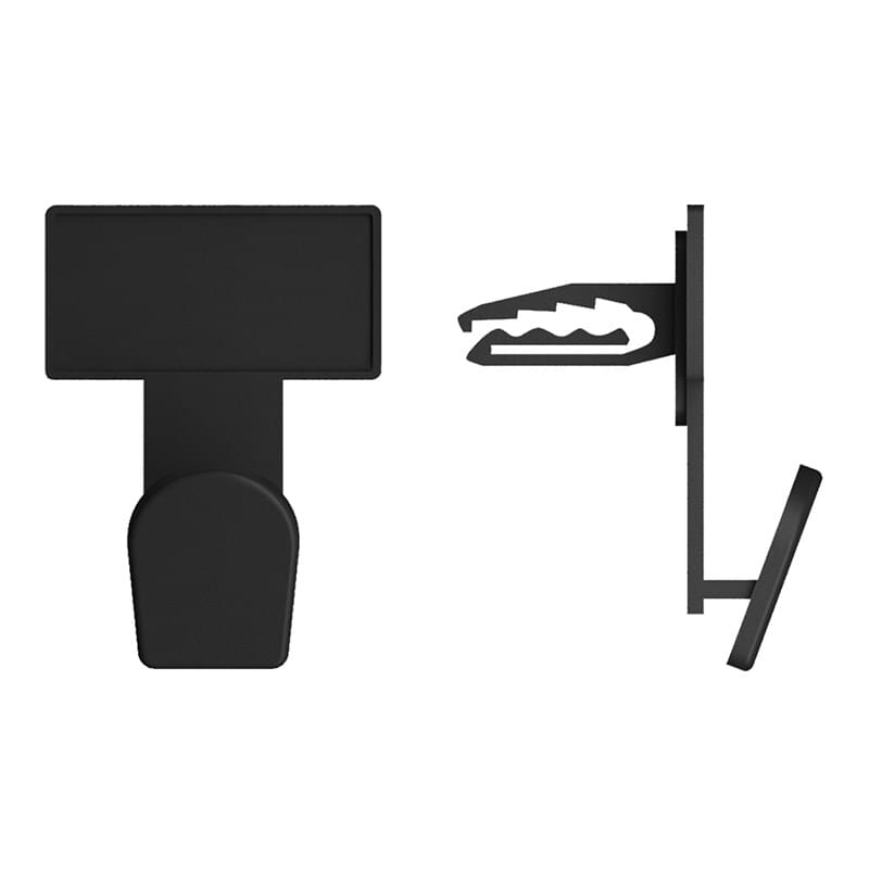 Black color option for Auto Vent Utility Clip