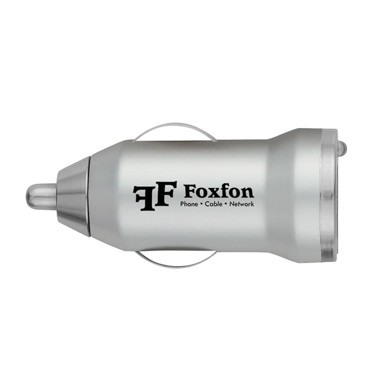 Matte Silver color option for Convenient Car Adapter