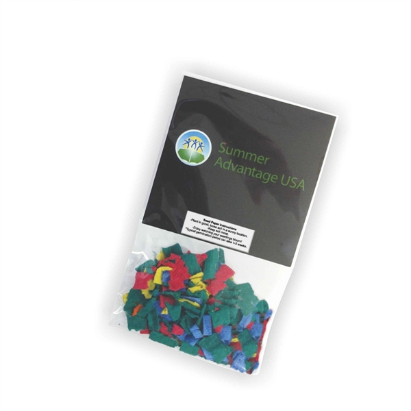 Clear color option for Wildflower Seed Confetti Packet