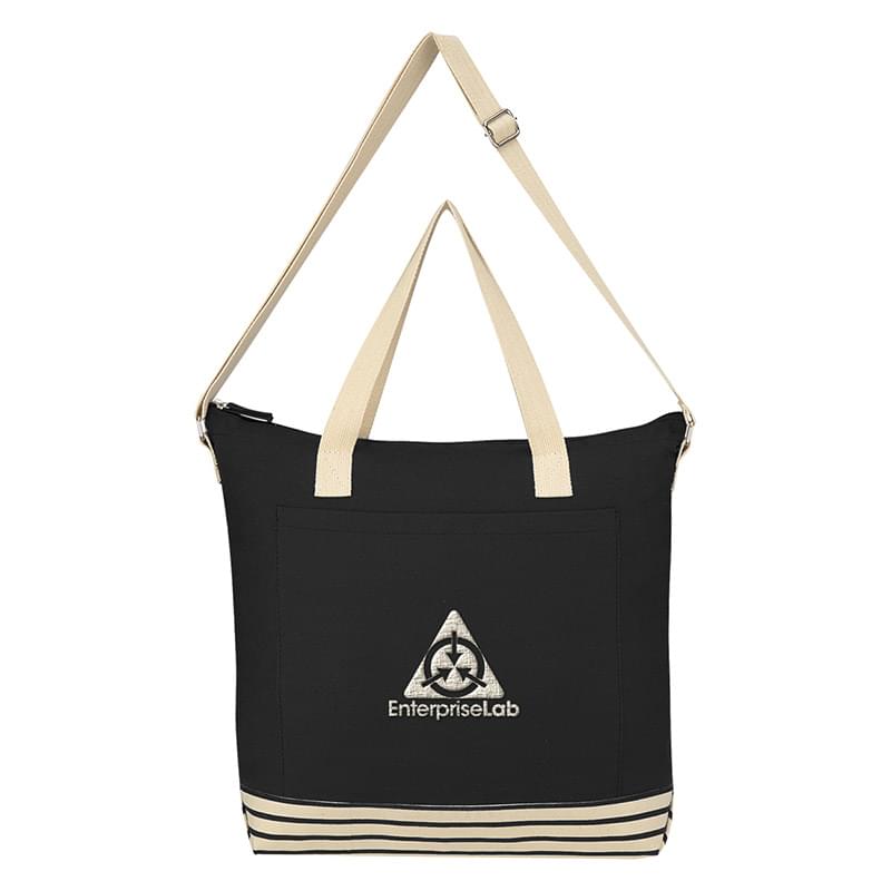 Black color option for Bottom Line Cotton Tote Bag