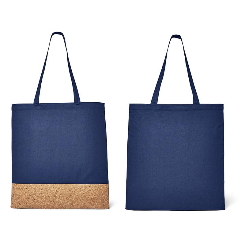 Navy Blue color option for 5 Oz. Cotton/Cork Tote