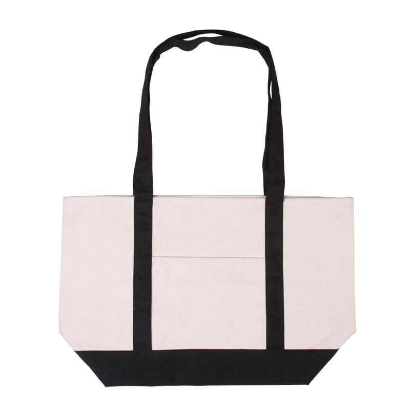 Black color option for Cotton Canvas Boat Tote