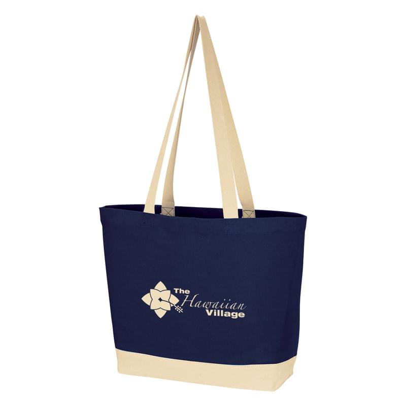 Navy color option for Charlie Cotton Tote Bag