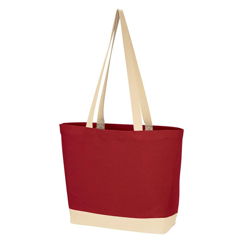 Red color option for Charlie Cotton Tote Bag