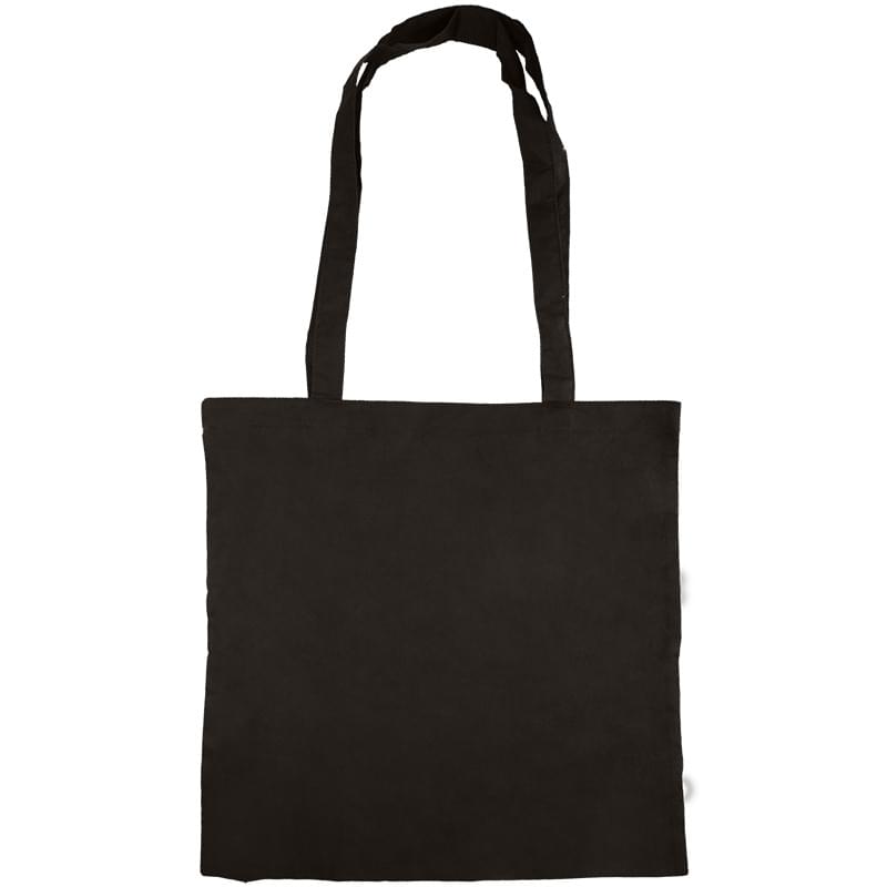 Black color option for 100% Natural Cotton Tote Bag