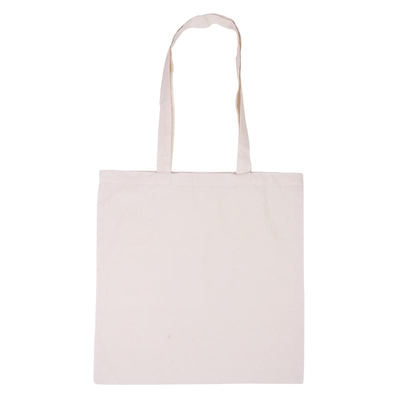 Natural color option for 100% Natural Cotton Tote Bag
