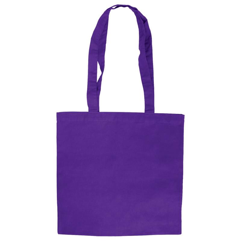 Purple color option for 100% Natural Cotton Tote Bag
