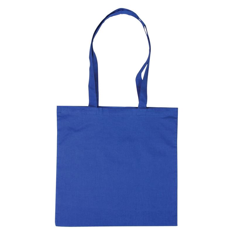 Reflex Blue color option for 100% Natural Cotton Tote Bag