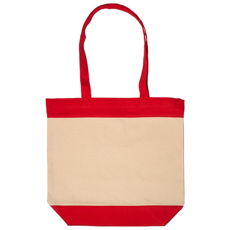 Red color option for Boutique Cotton Panel Tote