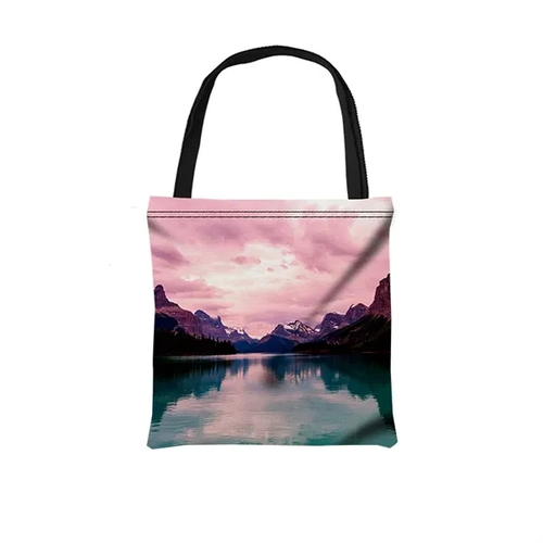 Main photo of 12" X 12" Full Color Canvas Tote Bag