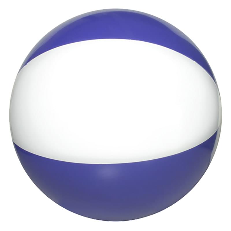 Blue/White color option for 16" Classic Style Vinyl Beach Ball