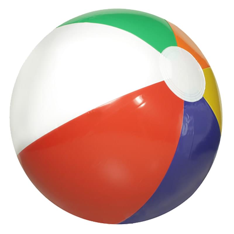 Rainbow color option for 16" Classic Style Vinyl Beach Ball
