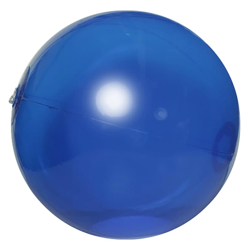 Trans Blue color option for 16" Classic Style Vinyl Beach Ball
