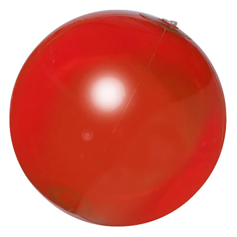 Trans Red color option for 16" Classic Style Vinyl Beach Ball
