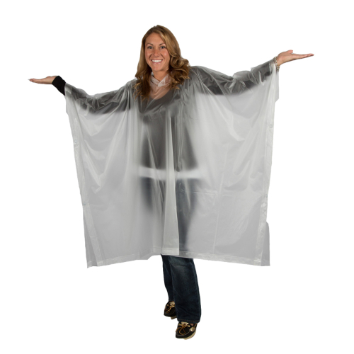 Clear color option for 14 Mm Medium Weight Rain Poncho