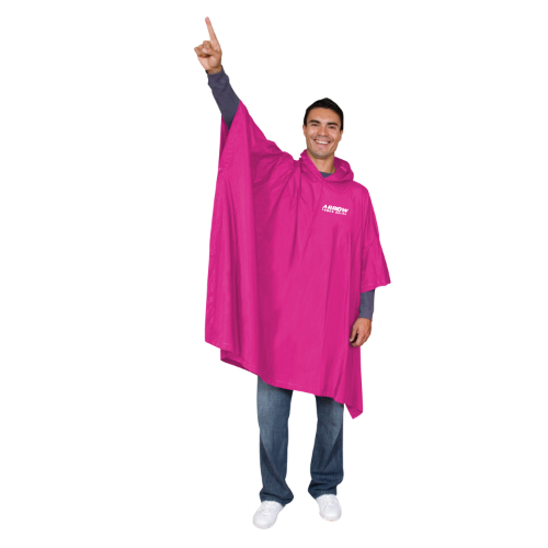 Pink color option for 14 Mm Medium Weight Rain Poncho