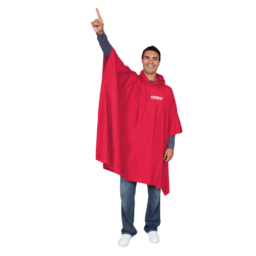 Red color option for 14 Mm Medium Weight Rain Poncho