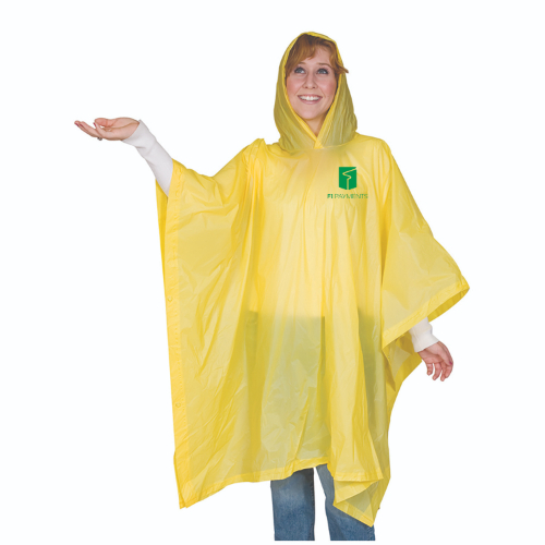 Gold color option for 8 Mm Lightweight Budget Boosters Adult Rain Poncho
