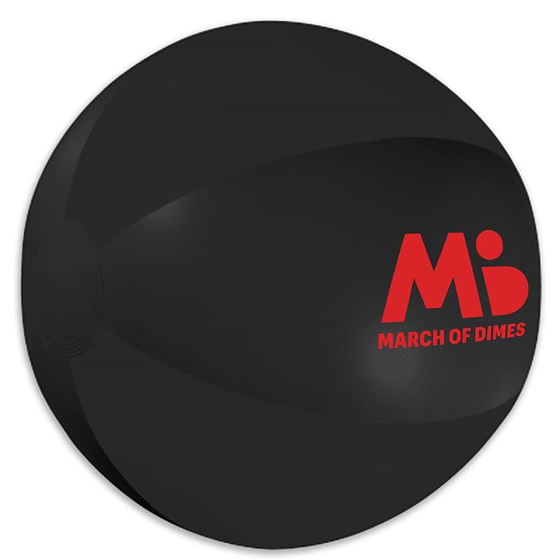 Solid Black color option for 16" Beach Ball