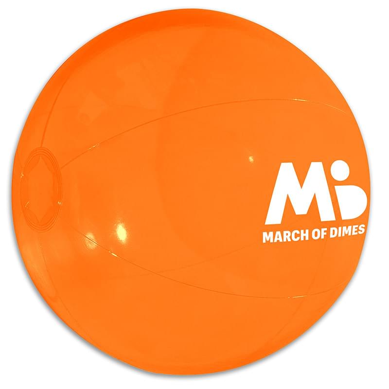 Translucent Orange color option for 16" Beach Ball
