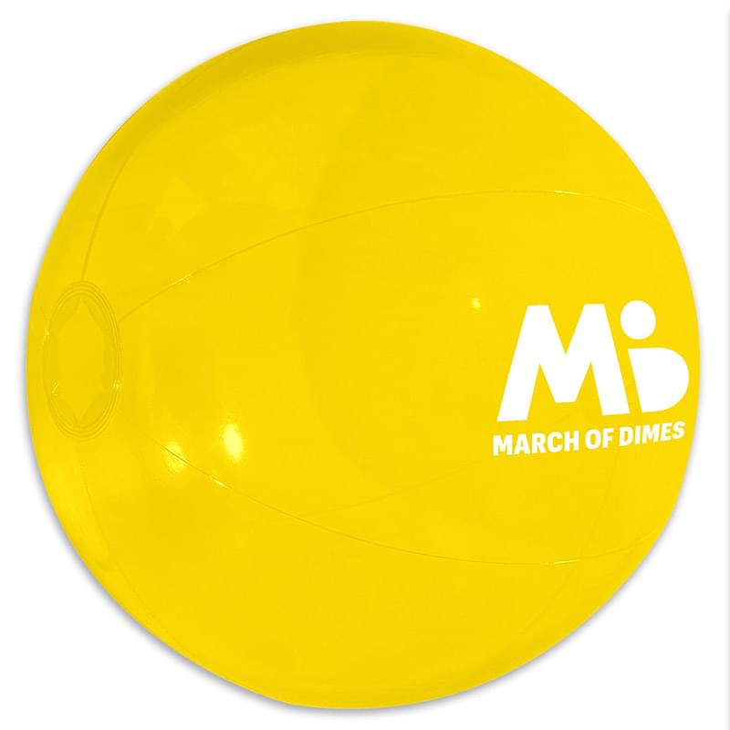 Translucent Yellow color option for 16" Beach Ball