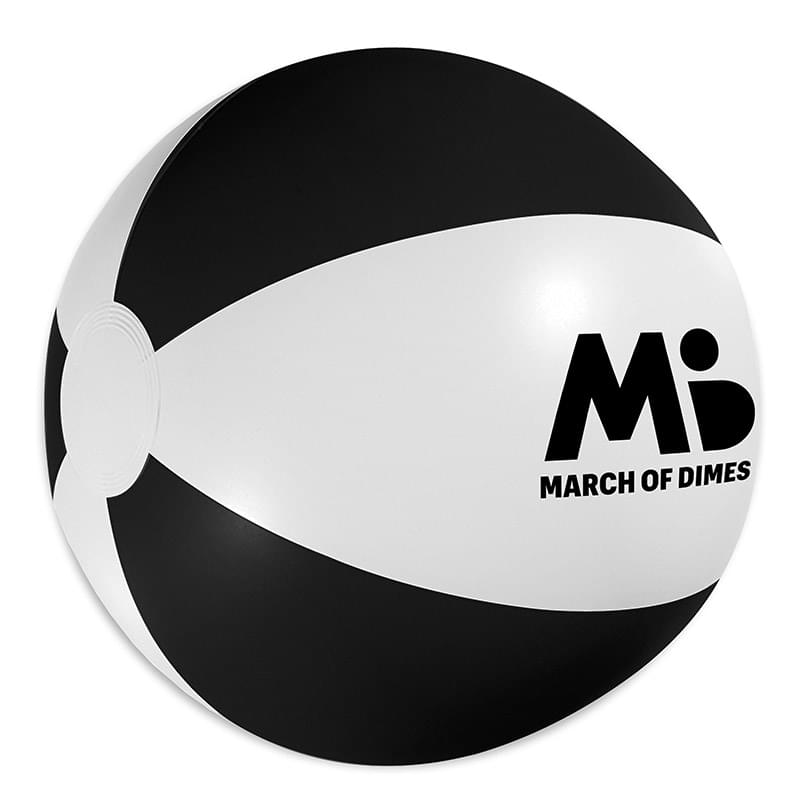 White/Black color option for 16" Beach Ball