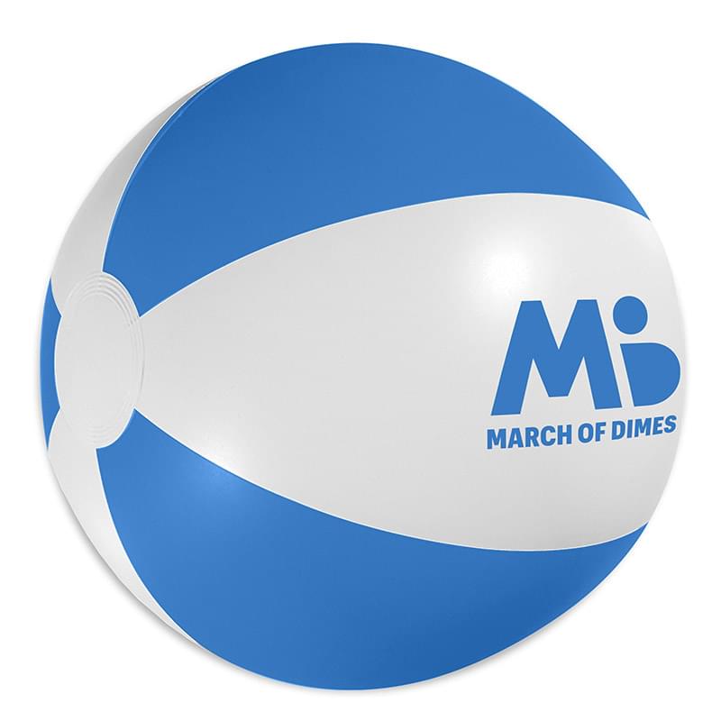 White/Light Blue color option for 16" Beach Ball