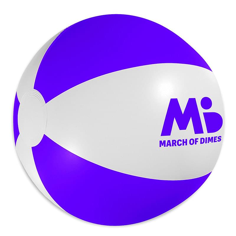 White/Purple color option for 16" Beach Ball