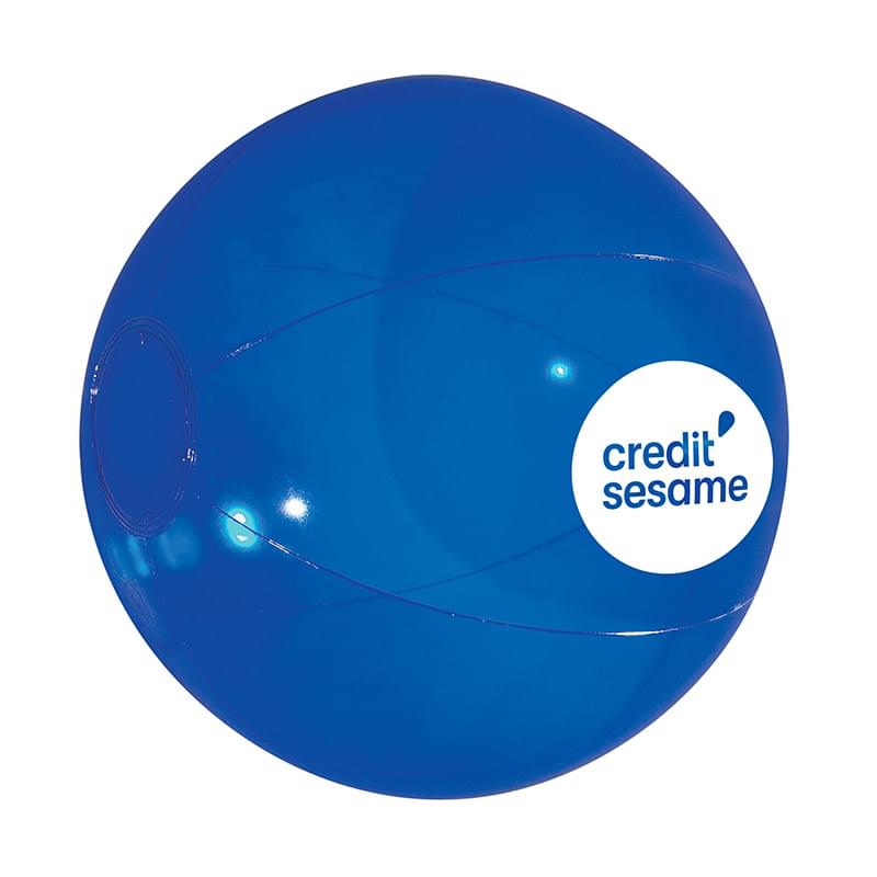 Translucent Blue color option for 12" Beach Ball