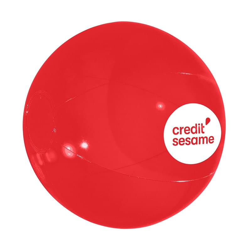 Translucent Red color option for 12" Beach Ball