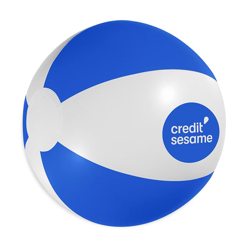 White/Blue color option for 12" Beach Ball