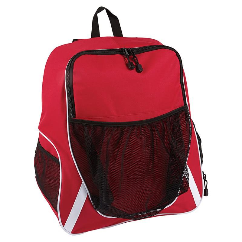Red color option for Team 365 Equipment Backpack